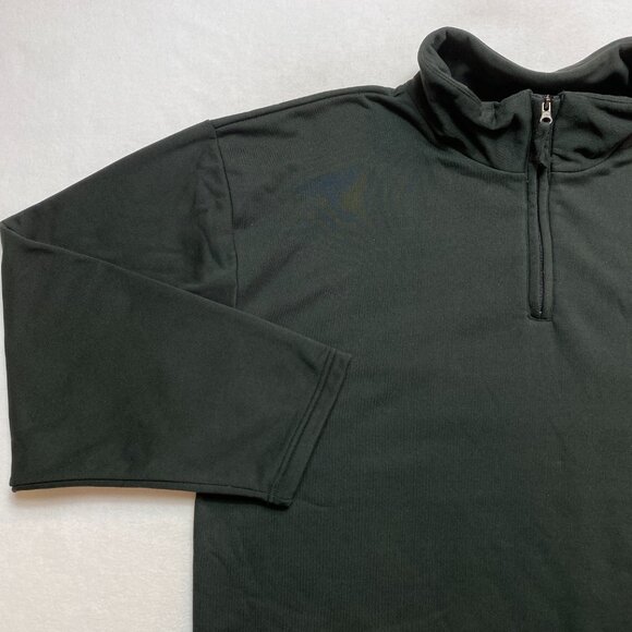 Universal Studio Fleece Sweatshirt Mens 3XL Black 1/4 Zip Embroidered Pullover - Picture 6 of 11